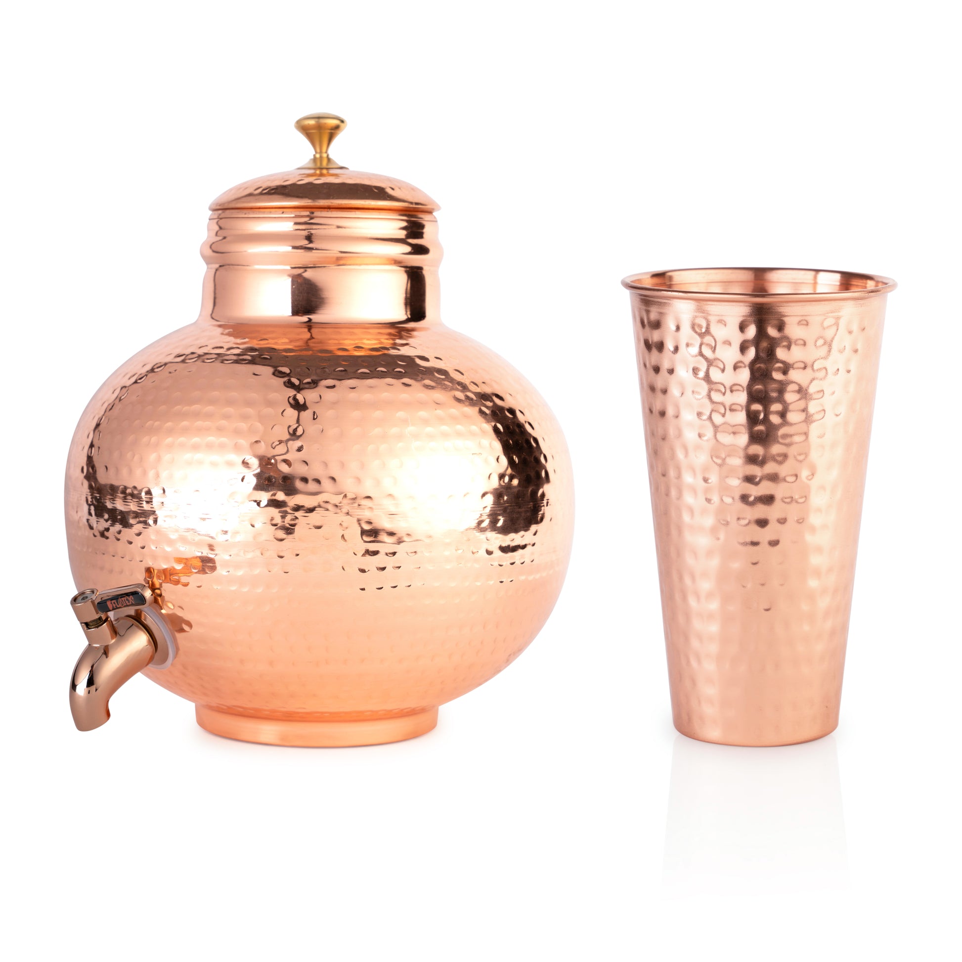 Ghada with Hammered Glass